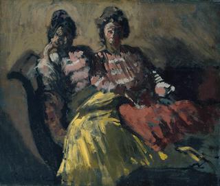 Two Women on a Sofa