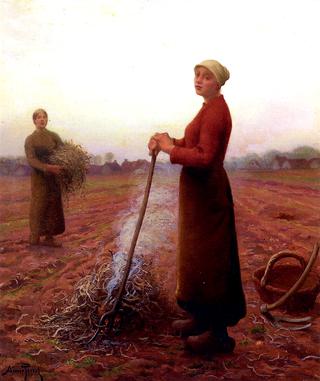 Peasant Girls in the Fields