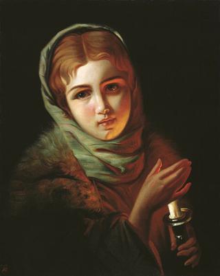 Girl with a Candle