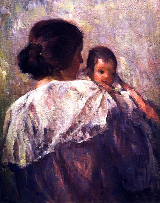 Artist's Wife and Child