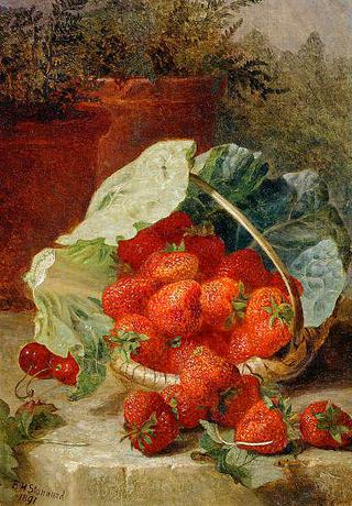 Strawberries in a Cabbage Leaf