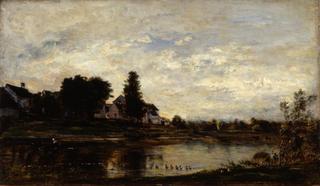 Landscape on the Oise River