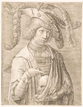 Portrait of a Young Man with a Skull
