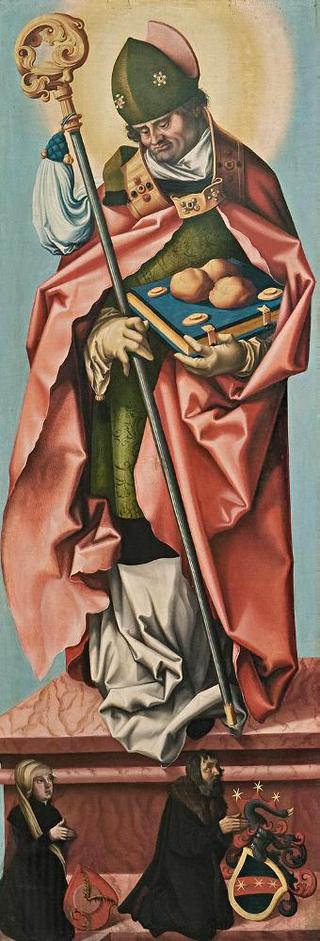 施洗者圣约翰的有翼祭坛画：圣尼古拉斯