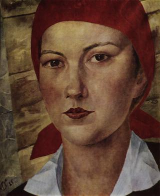 Girl in a Red Kerchief