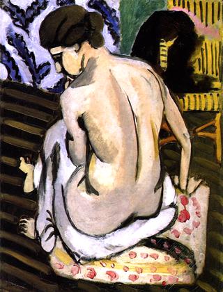 Seated Nude with Back Turned