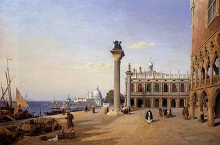 Venice, the Piazzetta - View from the Riva degli Schiavoni