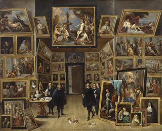 利奥波德威廉大公在他的画廊里
