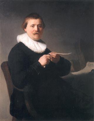 Portrait of a Man Trimming his Quill