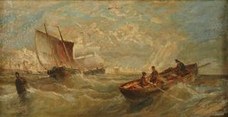 Fishermen outside Dover