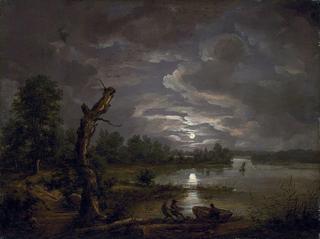 Lake Esrom by Moonlight