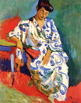 Madame Matisse in a Kimono