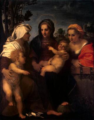 Madonna and Child with Saints Catherine, Elizabeth and John the Baptist