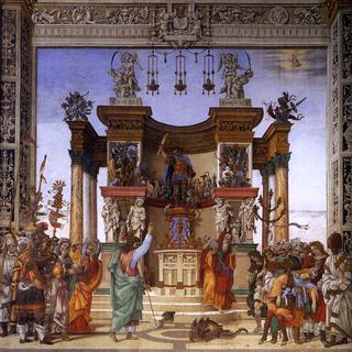 St Philip Driving the Dragon from the Temple of Hieropolis (Cappella Filippo Strozzi)