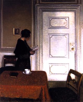 Interior with a Woman Reading