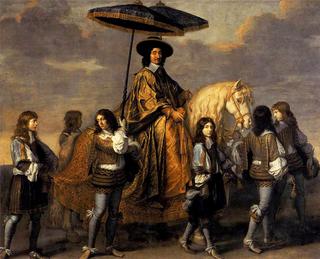 路易十四进入巴黎时的塞奎尔议长