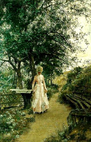 Lady in the Garden