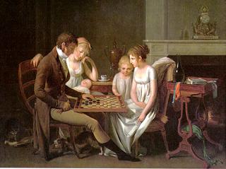 A Family Game of Checkers