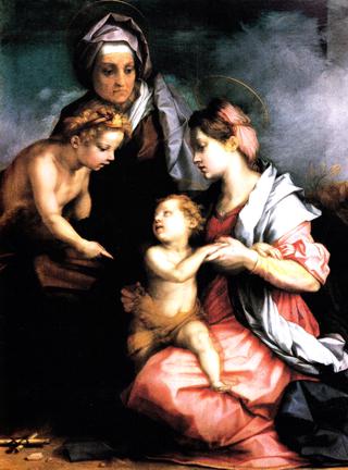 圣母子与伊丽莎白和婴儿约翰