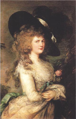 德文郡公爵夫人乔治安娜的肖像