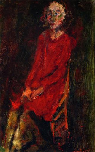 Young Woman in Red