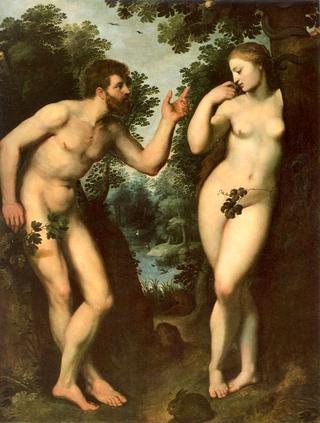 天堂里的亚当和夏娃