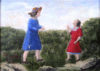Two Women in a Landscape