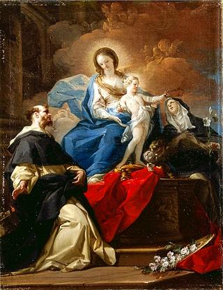 圣母子与圣多明尼克和锡耶纳的圣凯瑟琳