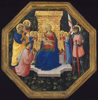 Virgin and Child Enthroned with Saints and a Donor