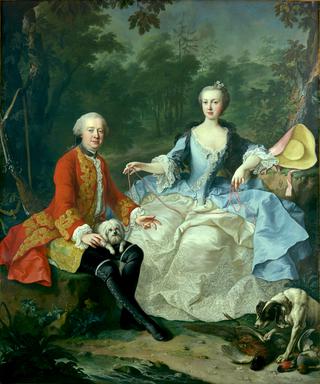 Count Giacomo Durazzo with His Wife Ernestine Aloisia Ungnad von Weissenwolff