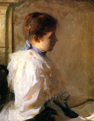 Young Girl in Profile