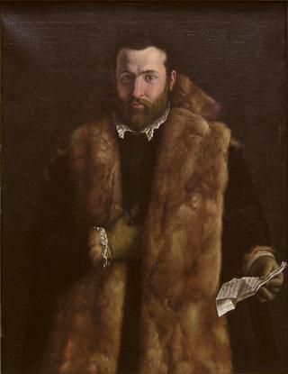 Portrait of a Man in a Fur-Trimmed Coat