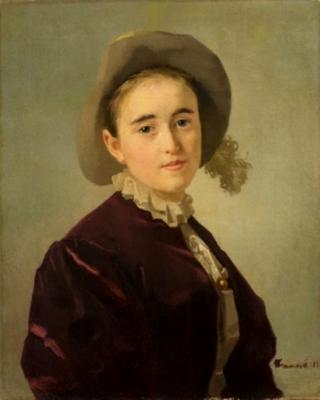 Portrait of a Girl with Hat