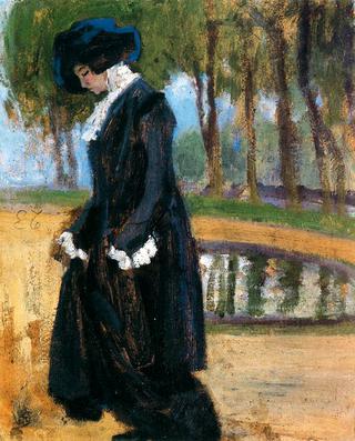 Eva in the Bois de Boulogne