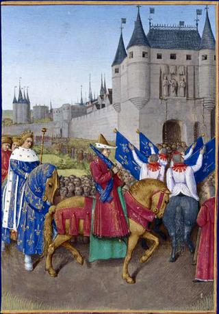 Grandes Chroniques de France ~ Charles V Entering Paris
