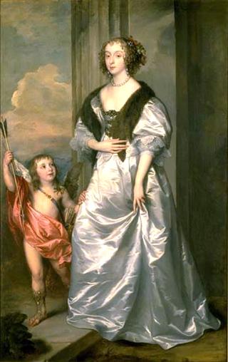 玛丽·维莱尔，后来的里士满和伦诺克斯公爵夫人，与查尔斯·汉密尔顿