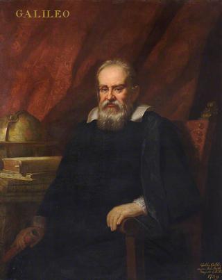 Portrait of Galileo Galilei (1564-1642), Physicist, Mathematician, Astronomer and Philosopher
