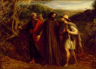 在去以马忤斯的旅程中基督对两个门徒显现