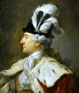 Portrait of Stanislaus Augustus Poniatowski in a feathered hat