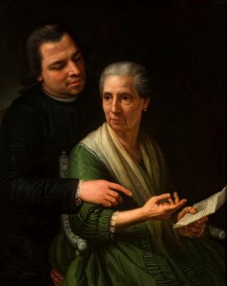 Portrait of Mother and Brother