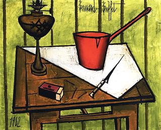 Still Life with Red Pan