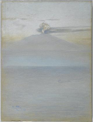 View of Vesuvius: Effect 11:25 A.M.