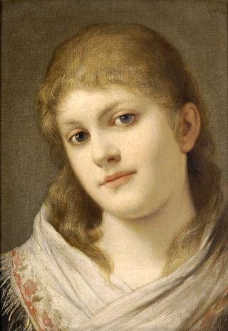 Portrait of a Blond Girl