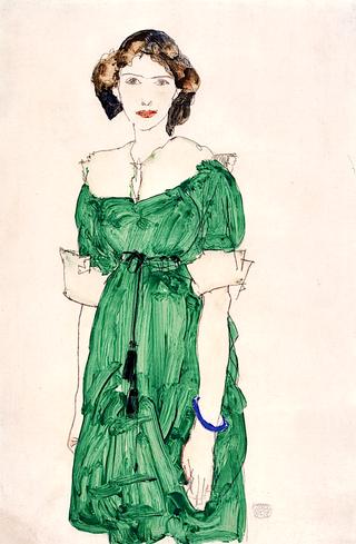Standing Girl with Green Dress