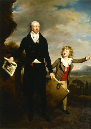 理查德·柯尔特·霍尔爵士，英国电信二号，和他的儿子亨利·霍尔