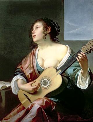 Woman With Guitar