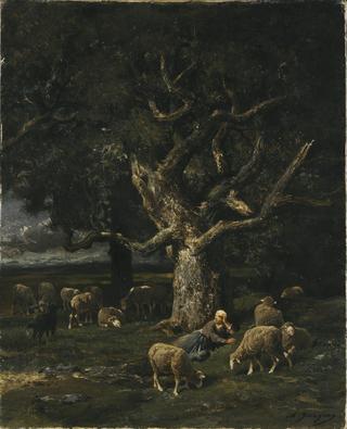 牧羊女和她的羊