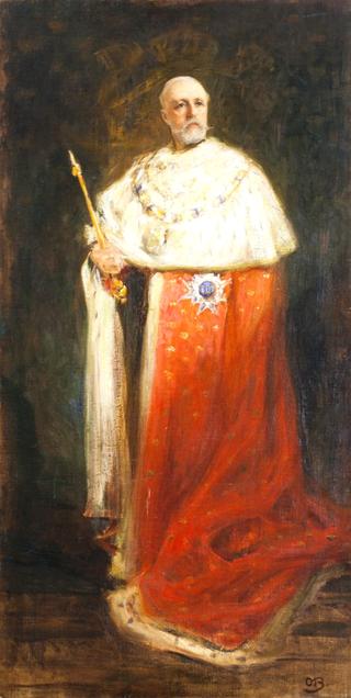 Portrait of Oscar II of Sweden