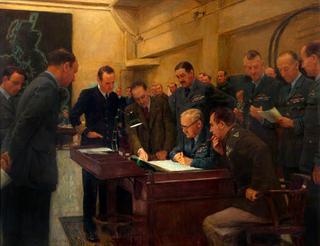 1943年10月轰炸机司令部作战室会议