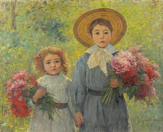 Children with Bouquets
